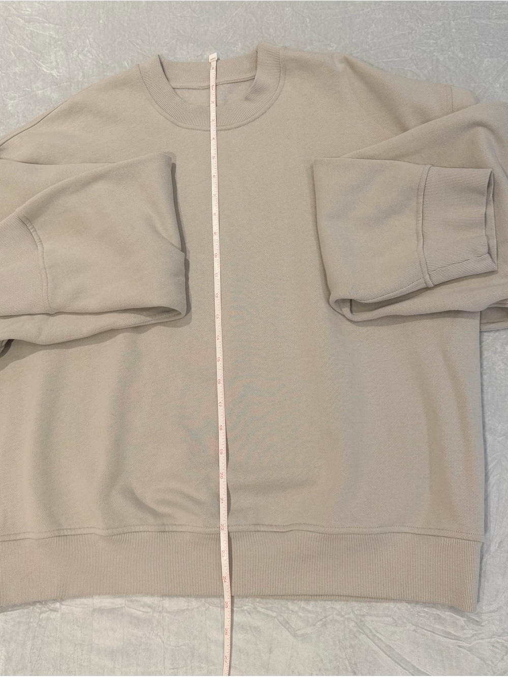 lululemon athletica Crewneck Sweatshirt in Light Beige